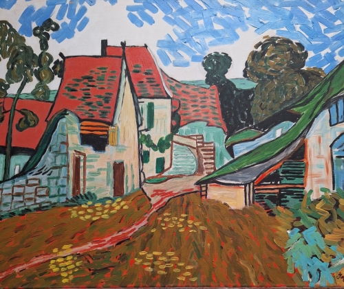 Village à la Van Gohg